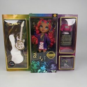 Rainbow High Rockstars Carmen Major Doll Guitar 10" 2021 Special Edition